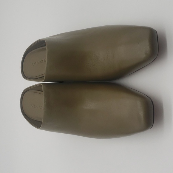 227- Vince Benita Women's Mules Genuine Leather Size 8 NWT - Picture 4 of 9